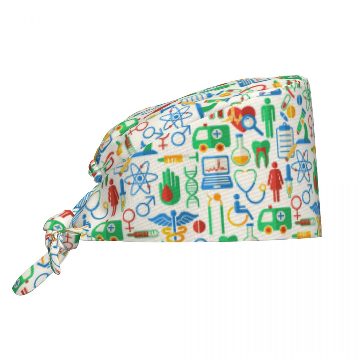 Women Accessories Vector - Czapka robocza medyczna bezszwowa wektorowa z