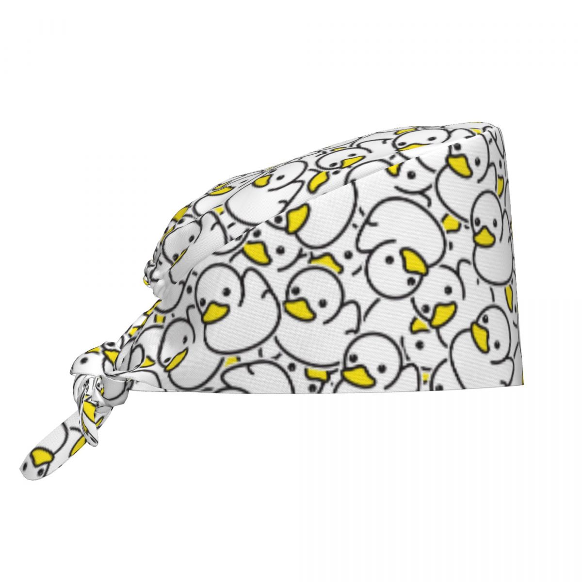 Women Accessories Vector - Czapki medyczne z wzorem kaczki, bezszwowe,