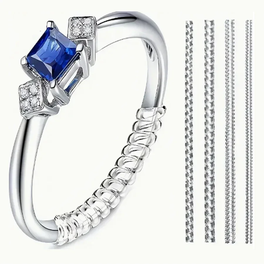 Ring Set Adjustable - 4/8 szt. - Regulator rozmiaru pierścionka