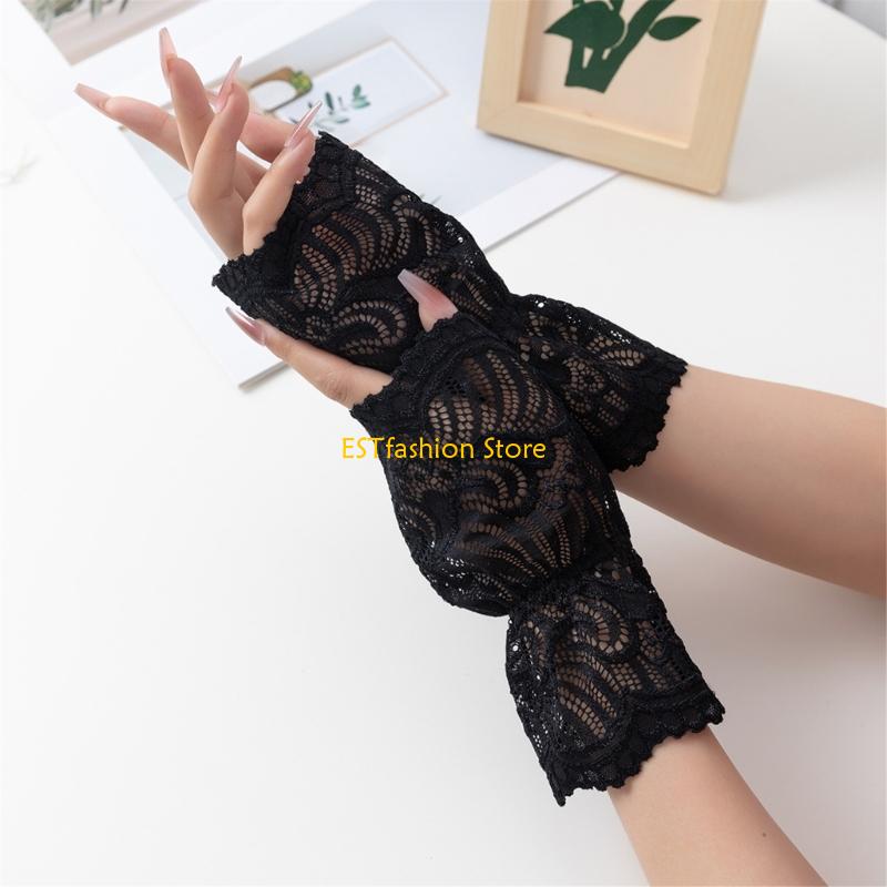 Women'S Accessories For Formal Wear - Y5GC Koronkowe odpinane rękawy Mankiet Warstwowe