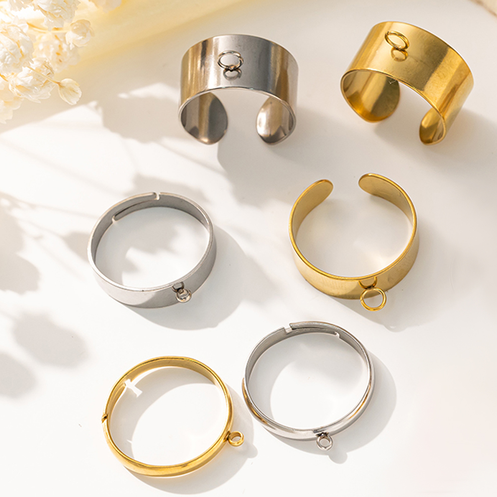 Ring Set Adjustable - 5 sztuk/partia Otwarty Regulowany Pierścień ze