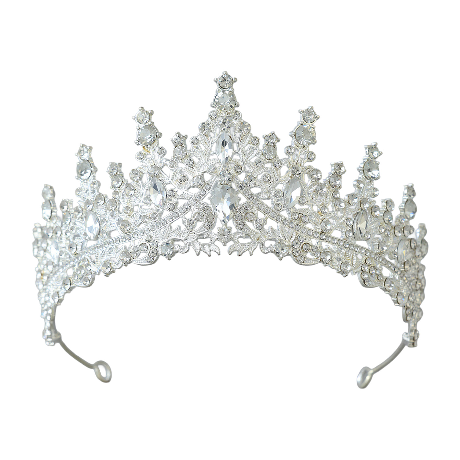 Women'S Accessories Jewelry - Świecąca korona ślubna z cyrkoniami, ozdoba
