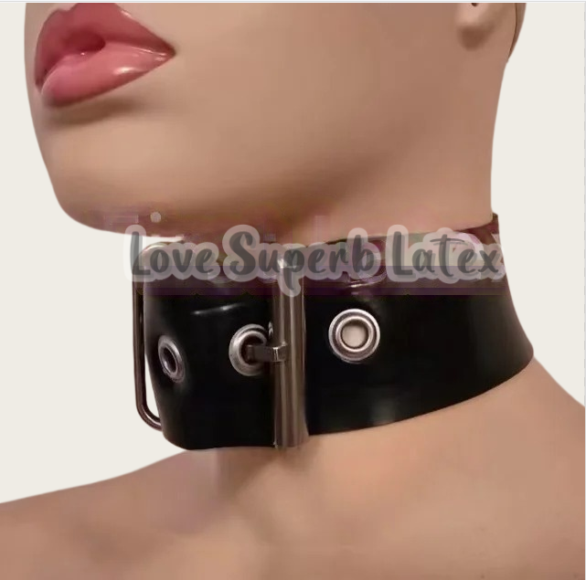 Women Accessories Chain - 0.4mm Seksowny lateksowy choker na szyję,
