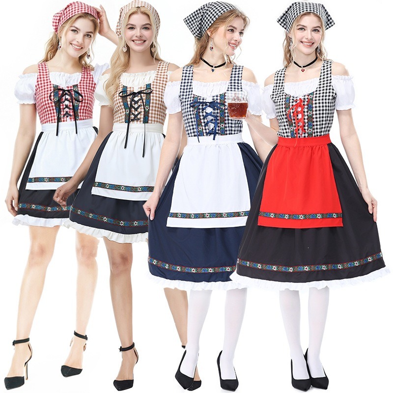 Women'S Vacation Accessories - Niemiecki bawarski strój Dirndl dla kobiet,