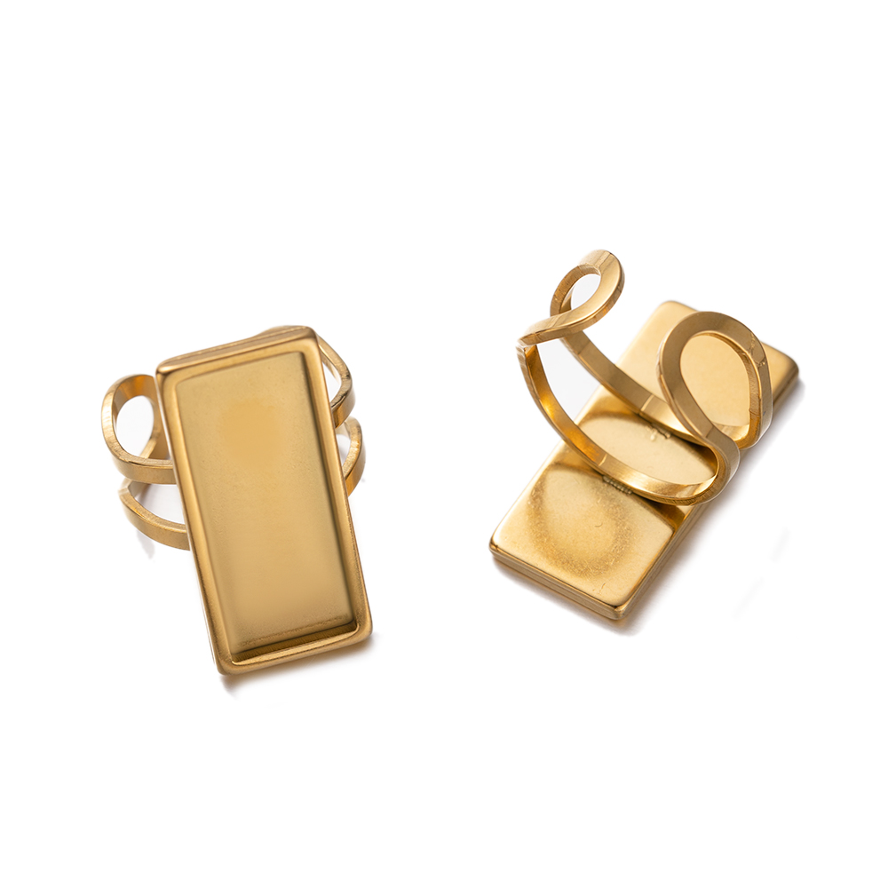 4 szt. Ze stali nierdzewnej zł – Ring Set Adjustable recenzja i cena