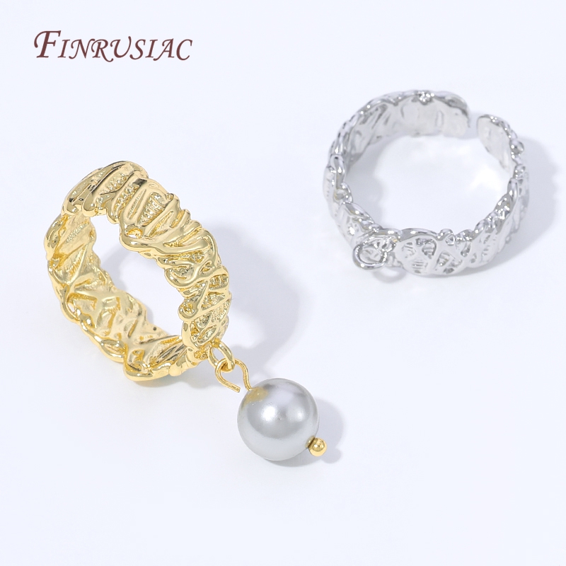 Pozłacana 18-karatowym złotem  – Ring Set Adjustable recenzja i cena