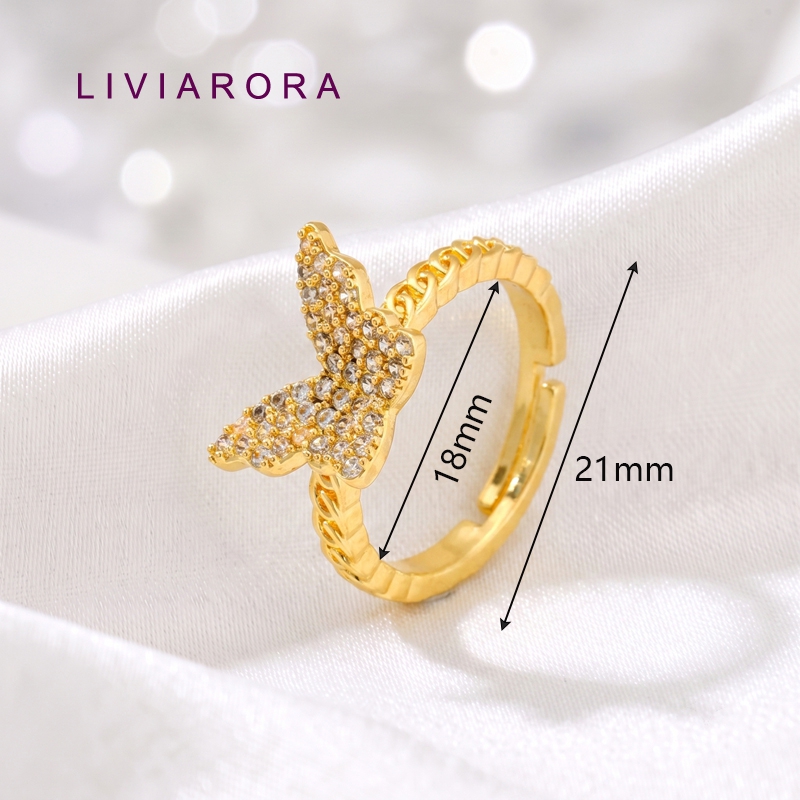 1/2/4 szt. pozłacane 18-karato – Ring Set Adjustable recenzja i cena