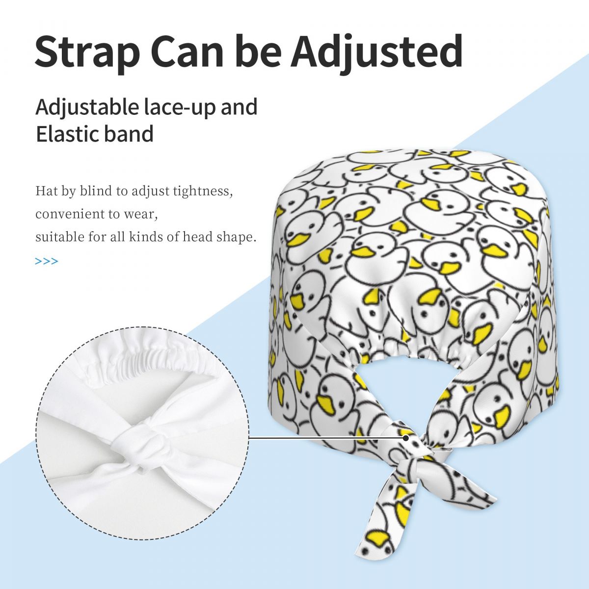 Czapki medyczne z wzorem kaczk – Women Accessories Vector recenzja i cena