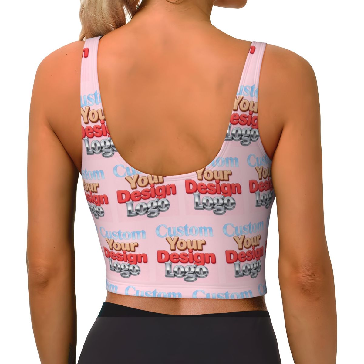 Biustonosz sportowy damski z w – Women Accessories Logo Design recenzja i cena