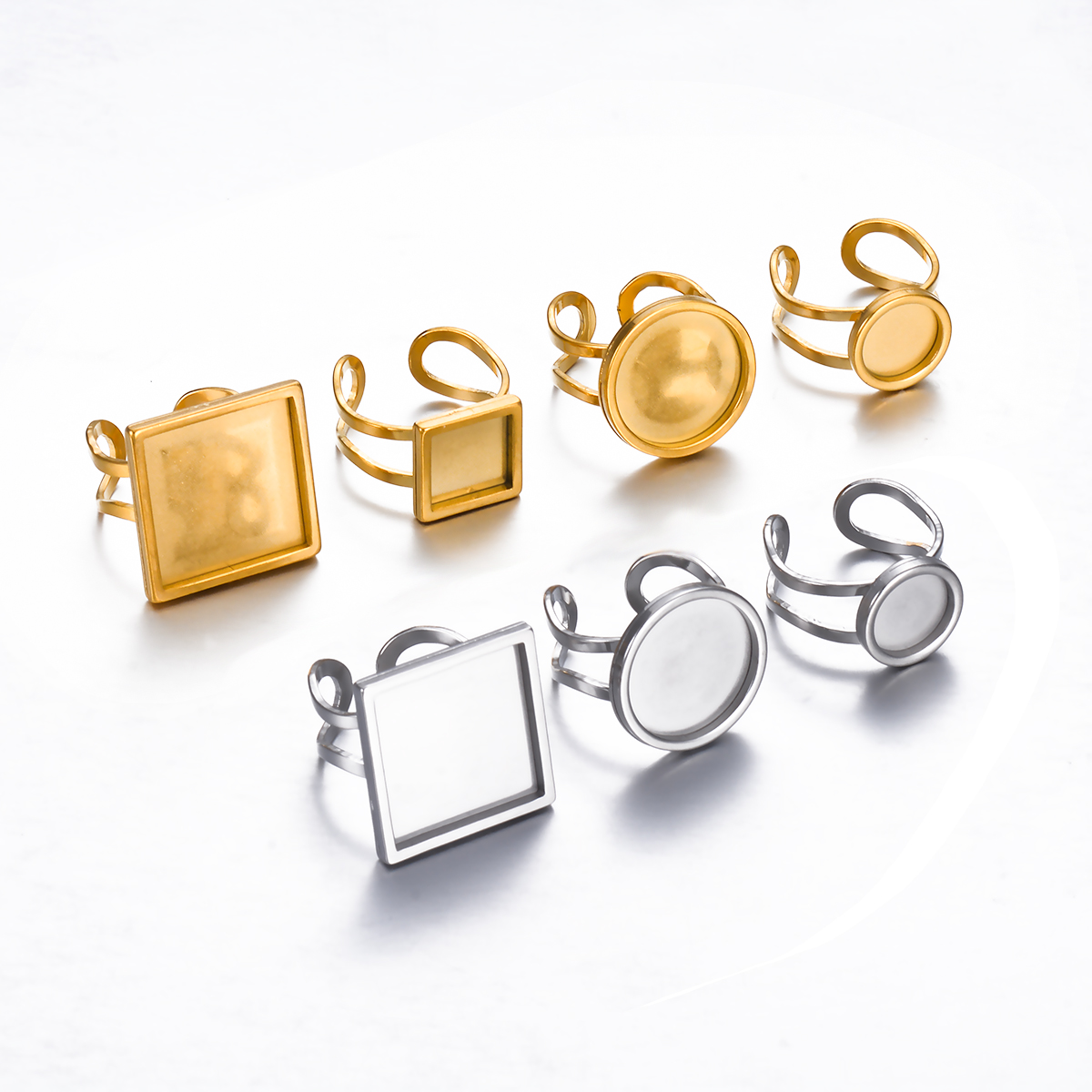 4 SZT. Regulowane pierścienie  – Ring Set Adjustable recenzja i cena