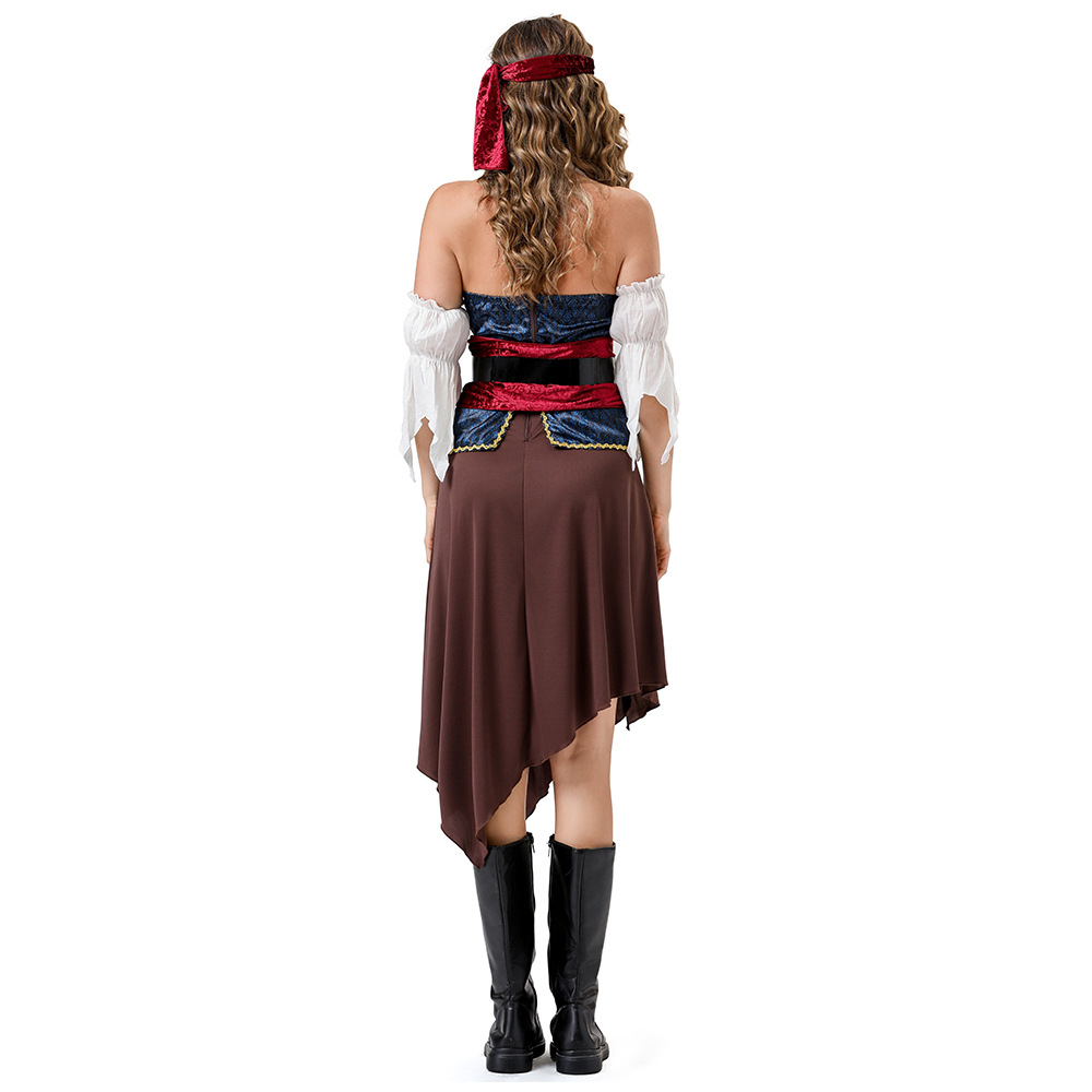 Kostium Piratki na Halloween,  – Women'S Vacation Accessories recenzja i cena