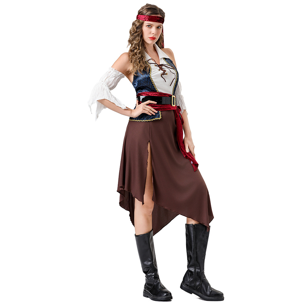 Kostium Piratki na Halloween,  – Women'S Vacation Accessories recenzja i cena