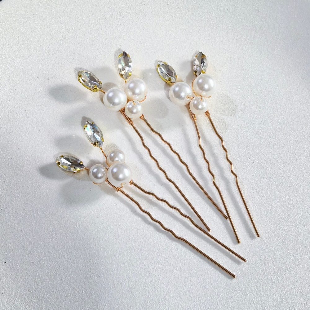 Zestaw spinek do włosów z perł – Women Accessories For Hand recenzja i cena
