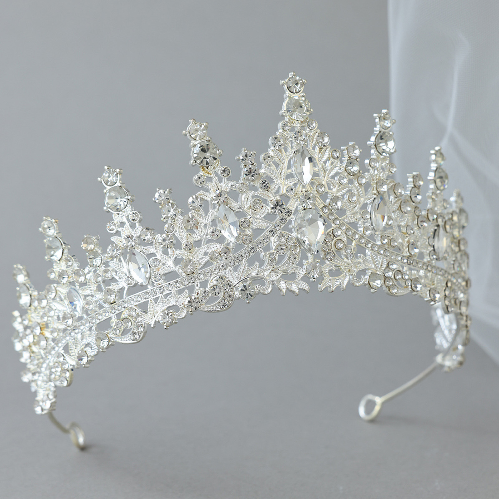 Świecąca korona ślubna z cyrko – Women'S Accessories Jewelry recenzja i cena